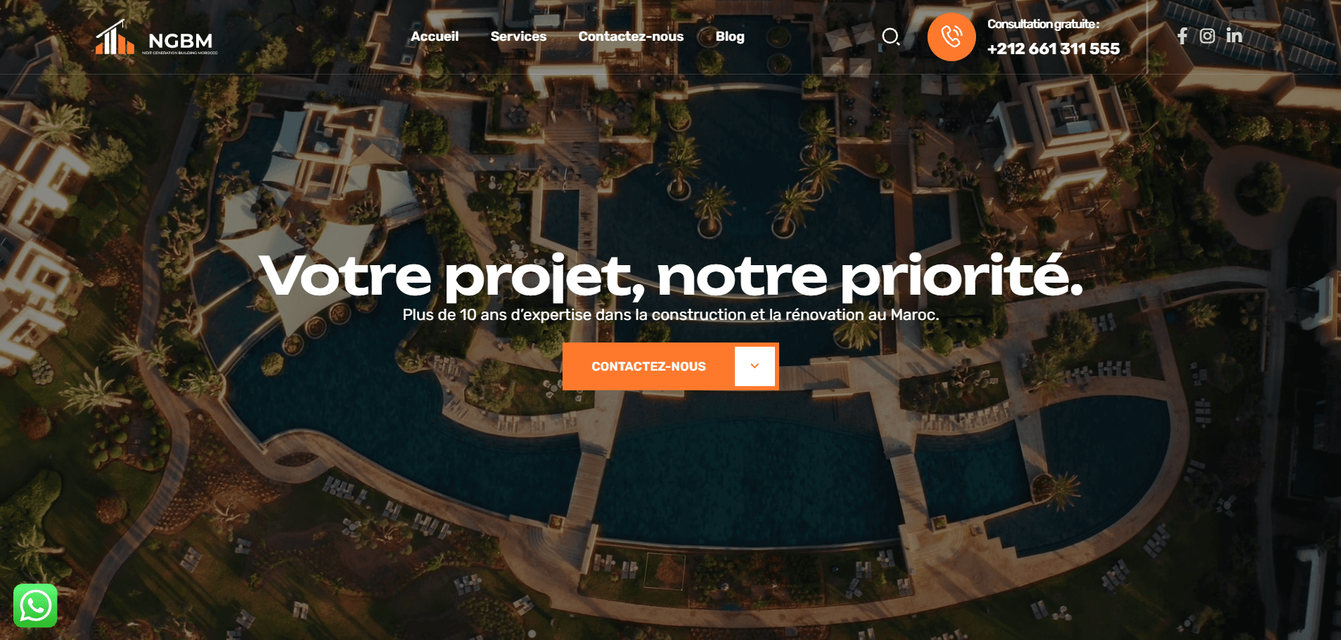 NGBM — capture du site